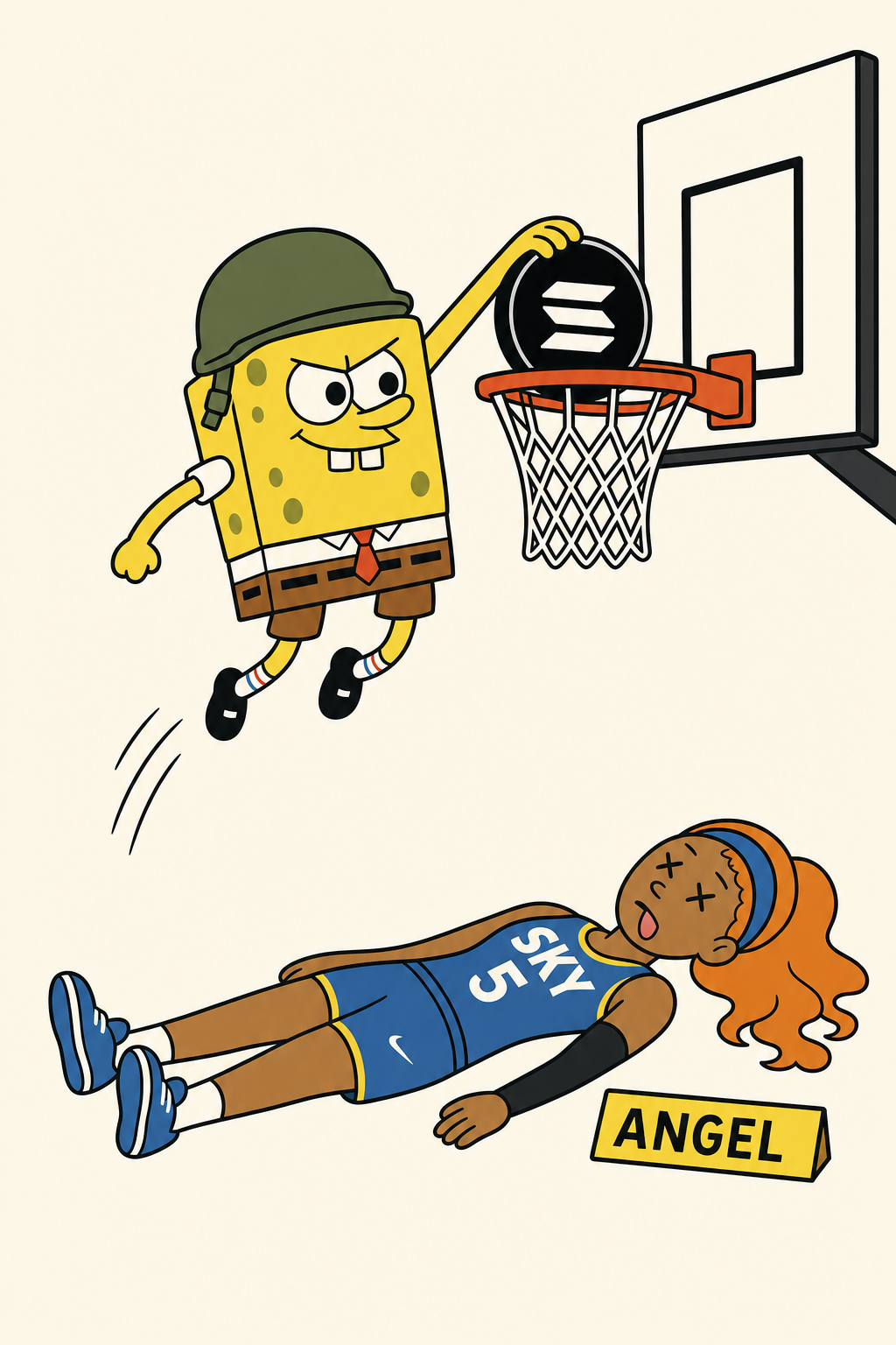 Cupsey posterizing Angel Reese (Chicago Sky #5)
